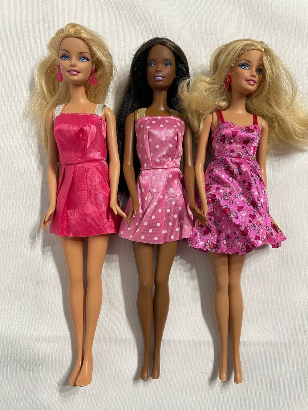 3 Vintage Late 90s early Y2K Barbie’s Good Condition
